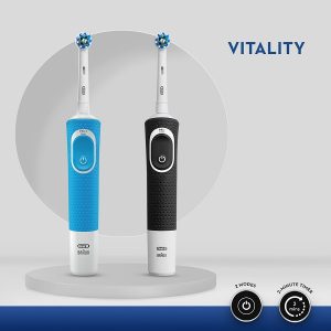 مسواک برقی اورال بی Cross Action D100.413.2 Vitality