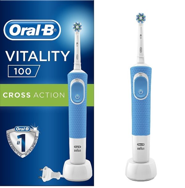 مسواک برقی اورال بی Cross Action D100.413.2 Vitality
