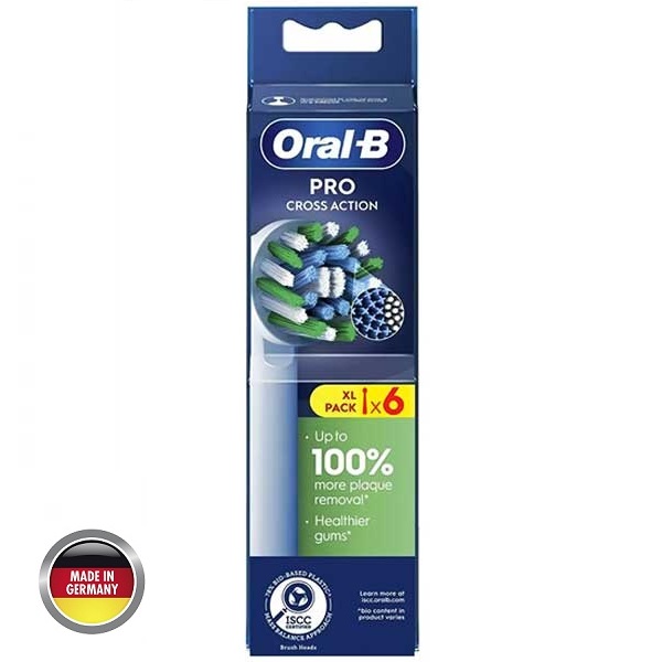 سری مسواک برقی اورال بی مدل PRO Cross Action بسته 6 عددی